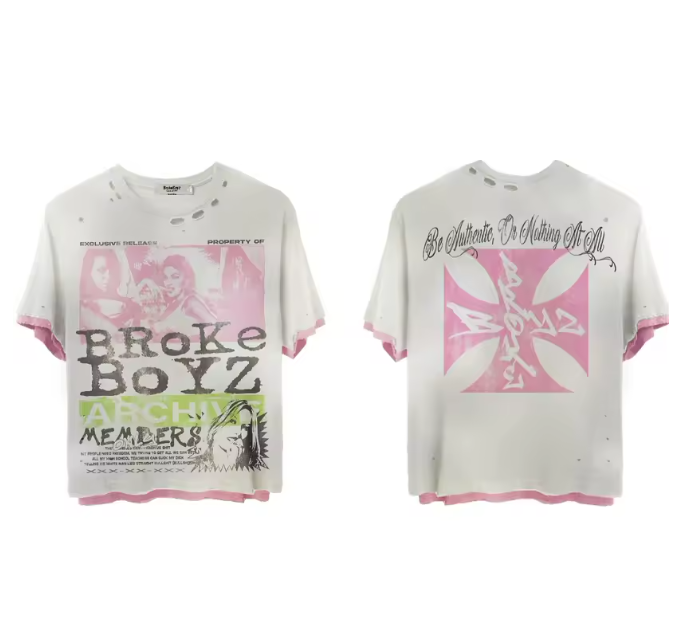 Streetwear Slicing Tee