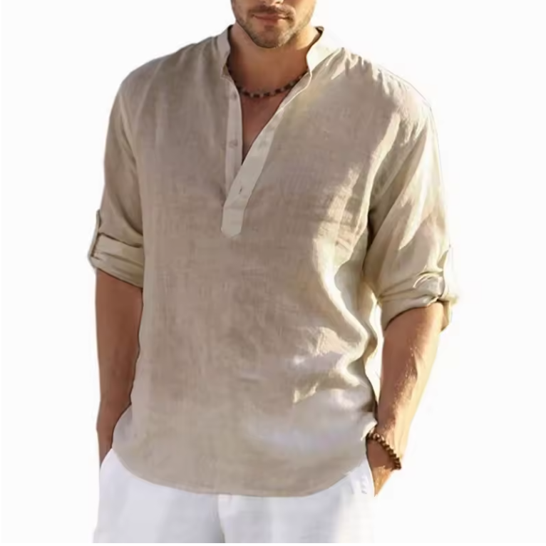 Mens linen Longsleeve