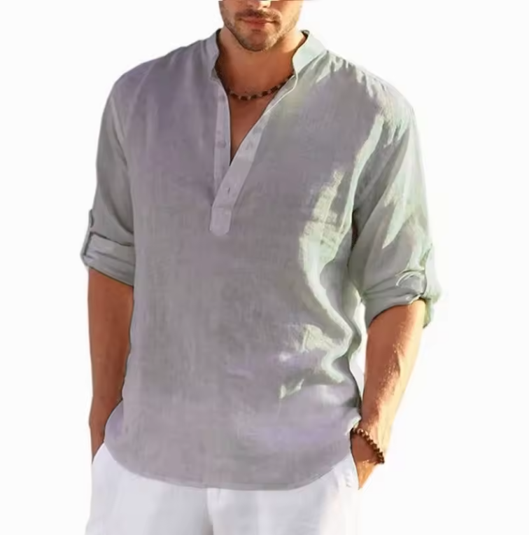 Mens linen Longsleeve