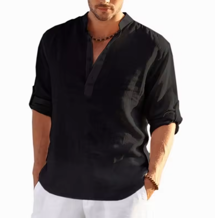 Mens linen Longsleeve