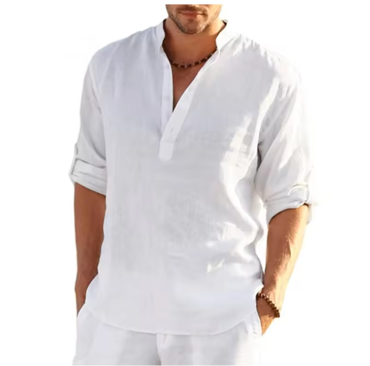 Mens linen Longsleeve