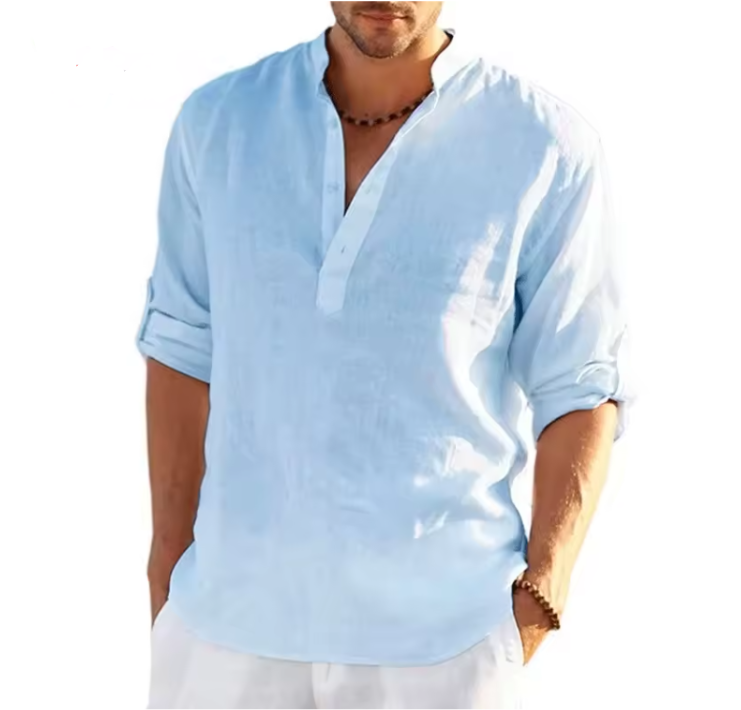 Mens linen Longsleeve